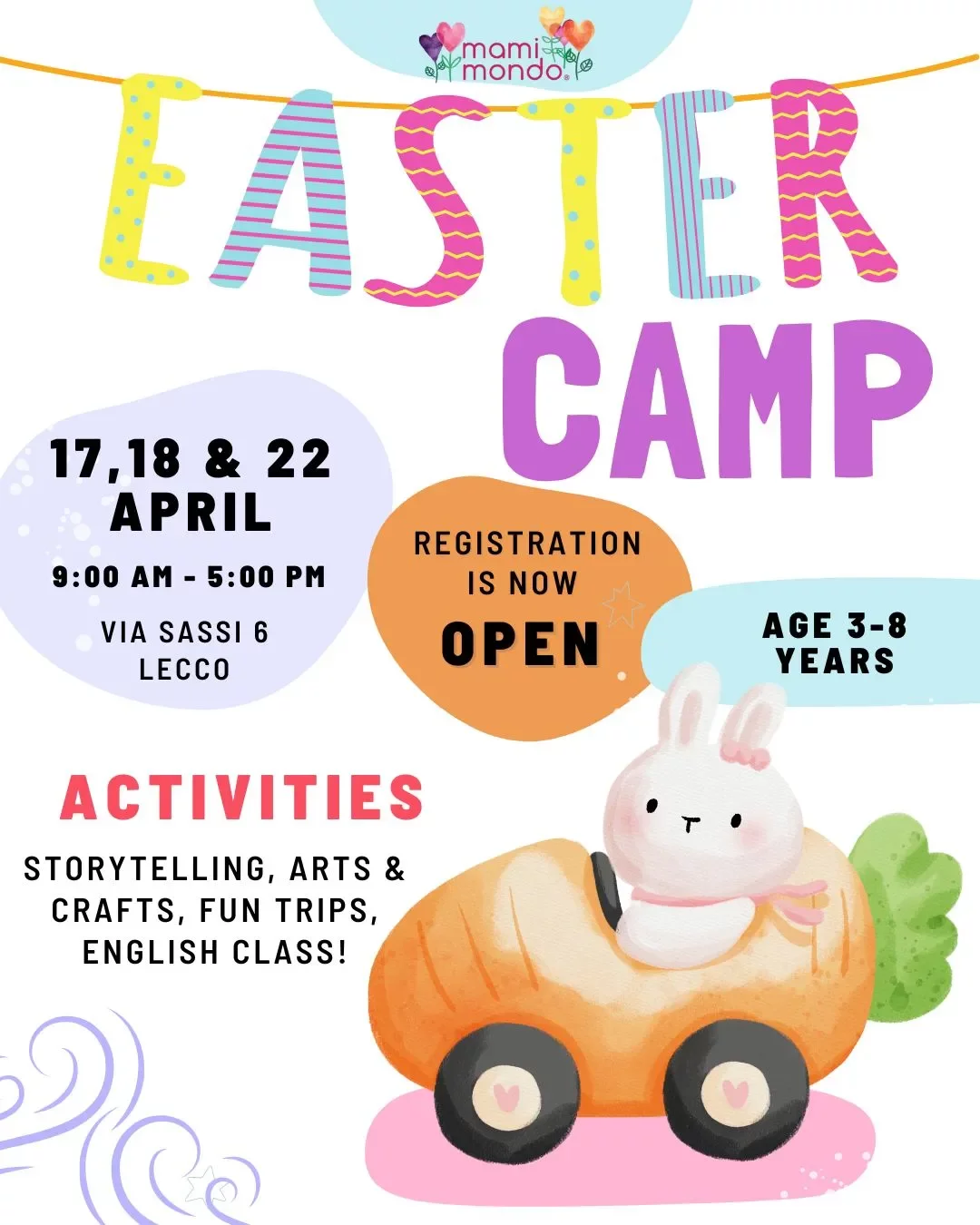 Egg Fun Easter Camp: Hop with Bunny!