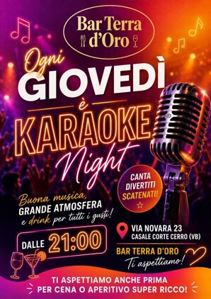 Karaoke Night Giovedi Karaoke Night Giovedi