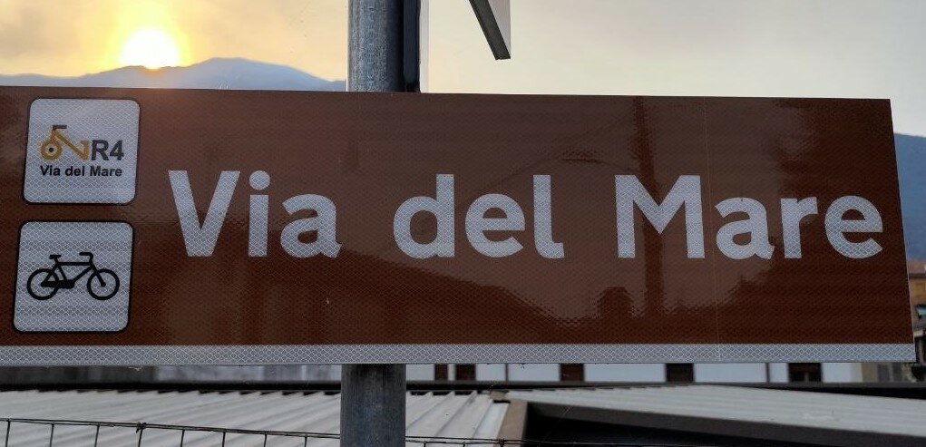 Via del mare, itinerario ciclopedonale Canton Ticino, Vco, Novarese, Liguria