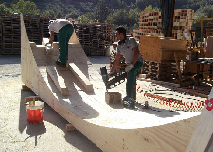 sella gigante - costruzione