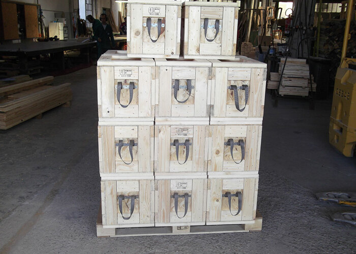 casse legno con manici
