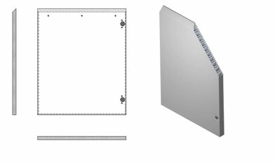anta leggera in alveolare alluminio anta leggera in alveolare alluminio