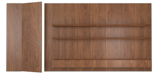 Boiserie in pannelli leggeri e resistenti alla flessione