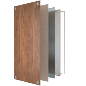 Pannello boiserie in alveolare alluminio Pannello boiserie in alveolare alluminio