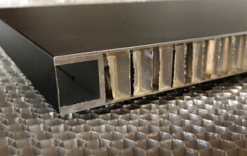 Aluminum panels with cable glands