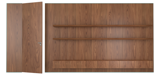 Boiserie in alluminio Boiserie in alluminio