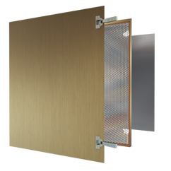 Inserire una massellatura nei pannelli in alluminio