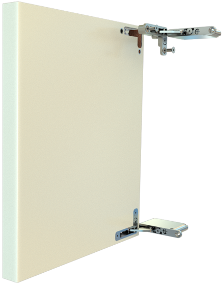 cerniere in ante in alveolare di alluminio