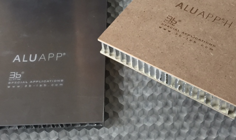 Aluminum honeycomb composite panels