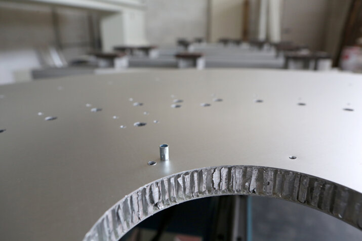 Hardware Integration in composite panels