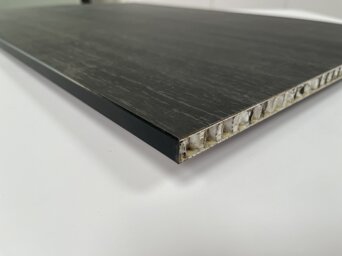 Panel with HPL laminate on aluminum Panel with HPL laminate on aluminum
