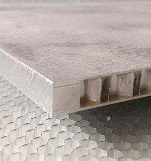 Telaio di alluminio in pannelli di alveolare alluminio Telaio di alluminio in pannelli di alveolare alluminio