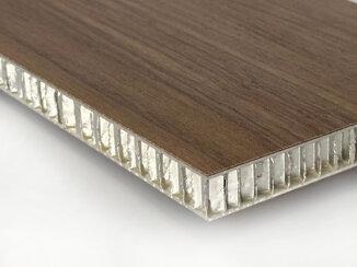 Aluminum + HDF Laminate, on both sides T