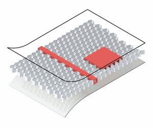 Internal frameworks in aluminum honeycomb panels