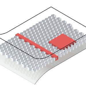 Massellature interne in pannelli di alveolare di alluminio Massellature interne in pannelli di alveolare di alluminio
