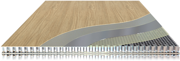 layering of panel coated in veneer layering of panel coated in veneer