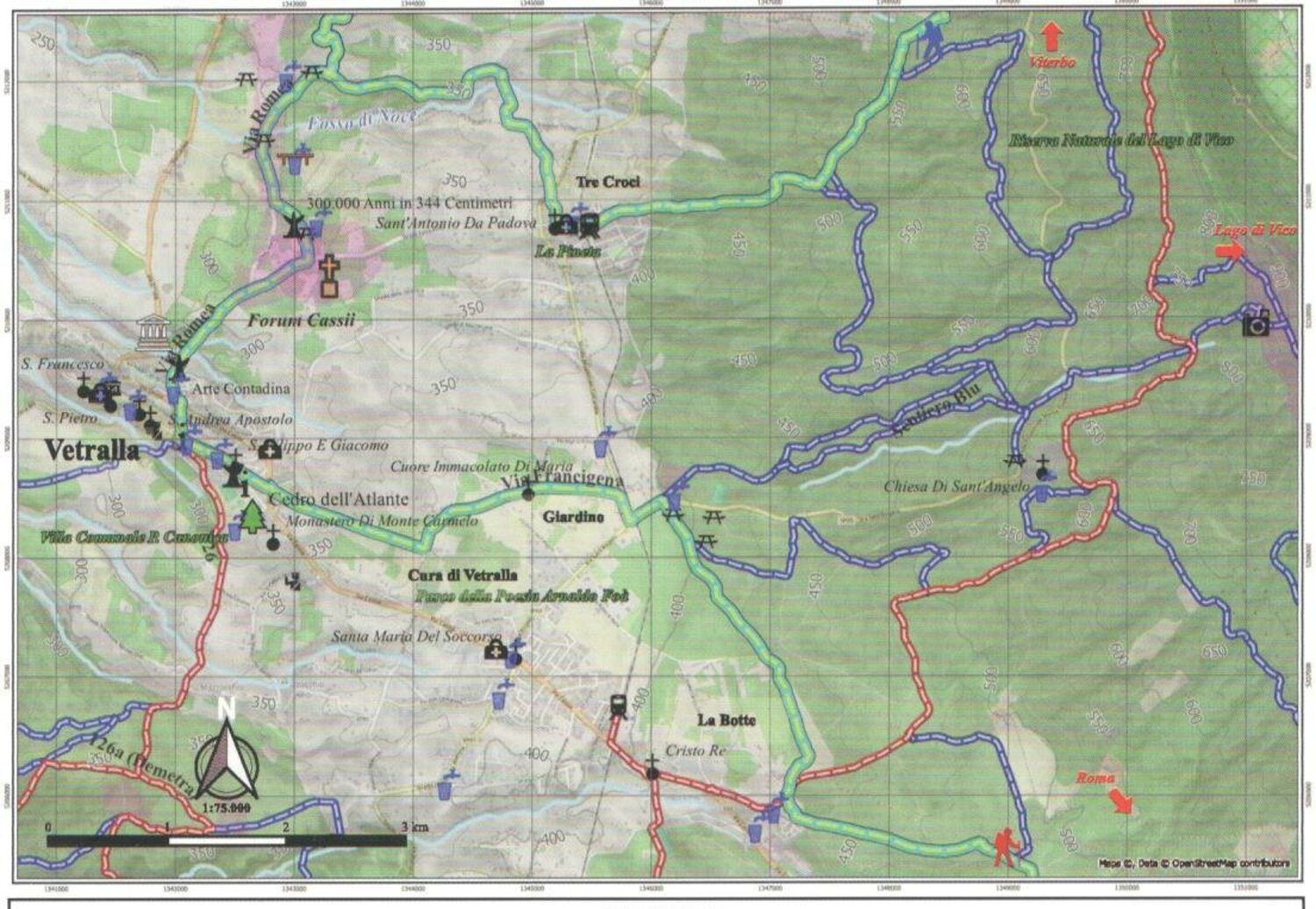 cartina topografica via francigena area vetralla0002.jpeg cartina topografica via francigena area vetralla0002.jpeg