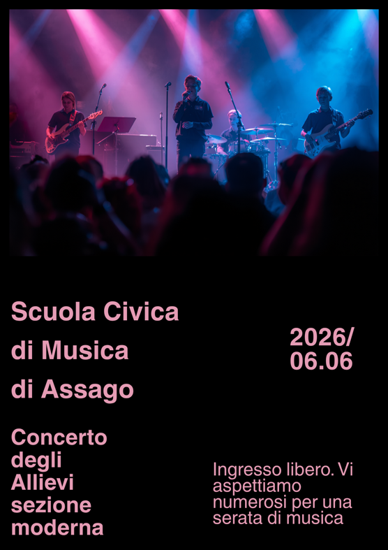 concerto degli allievi di musica leggera - assago 2024