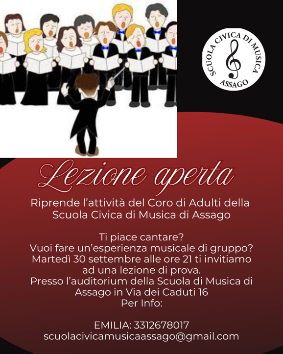 lezione aperta coro