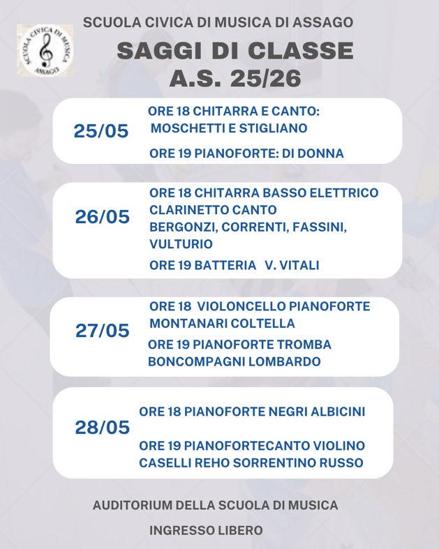 saggi di classe