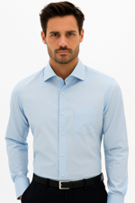 camicia-popeline-celeste-100-cotone-doppio-ritorto