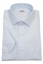 camicia-popeline-celeste-gessato-bianco-100-cotone-doppio-ritorto