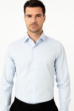 camicia-popeline-celeste-gessato-bianco-100-cotone-doppio-ritorto