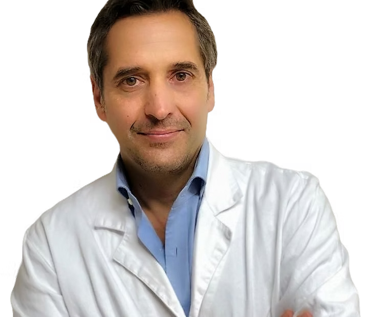 Medico in camice bianco, esperto in chirurgia ortopedica Medico in camice bianco, esperto in chirurgia ortopedica