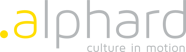 alphard logo_sfondo nero