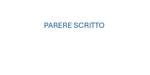 parere-scritto