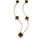 collana-quadrifoglio-colore-oro-nero-acciaio-al-titanio