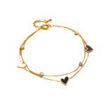 cavigliera-donna-in-acciaio-al-titanio-con-cuore-nero-eleganza-minimal