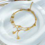 cavigliera-in-acciaio-con-ciondolo-a-cuore-stile-femminile-e-moderno