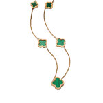 collana-quadrifoglio-colore-oro-verde-acciaio-al-titanio