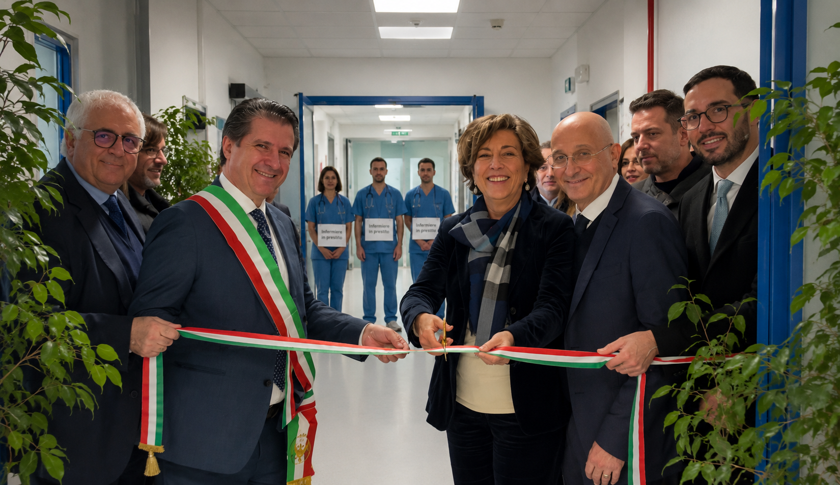 La Sanità di Schifani & C.: per la Casa della Comunità di Piana degli Albanesi infermieri in prestito per il taglio del nastro La Sanità di Schifani & C.: per la Casa della Comunità di Piana degli Albanesi infermieri in prestito per il taglio del nastro