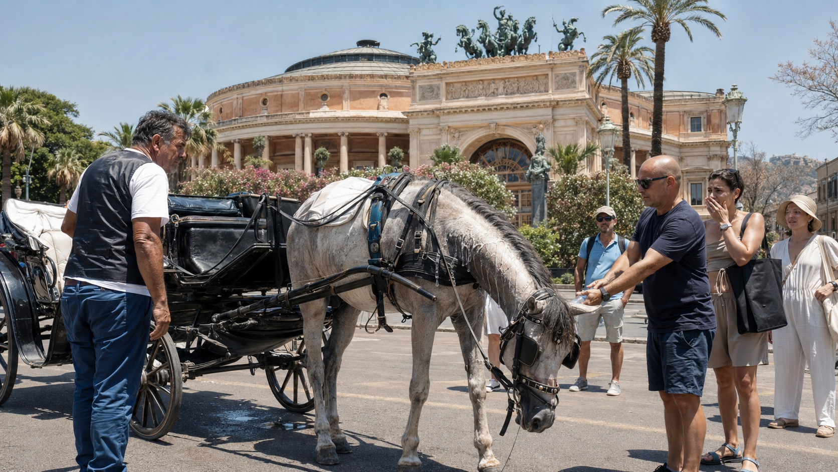 Palermo, basta cavalli schiavi: l’ultima corsa di una barbarie spacciata per tradizione