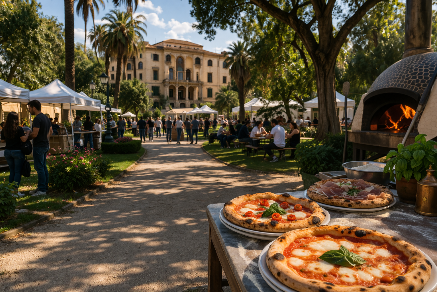 Palermo celebra la pizza: a Villa Filippina un weekend di gusto e tradizione