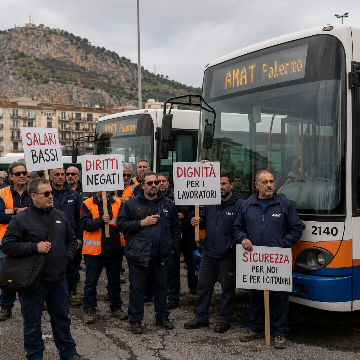 AMAT Palermo, l’11 luglio si fermano bus e tram: «I lavoratori non possono più aspettare» AMAT Palermo, l’11 luglio si fermano bus e tram: «I lavoratori non possono più aspettare»