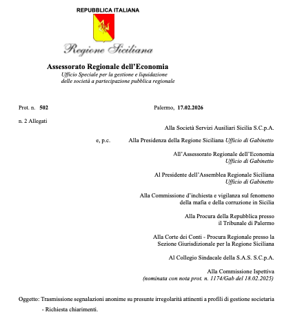 SAS, lo scandalo si allarga: Antimafia ARS apre l’inchiesta mentre tra CdA e Socio Regione si prepara lo scontro finale