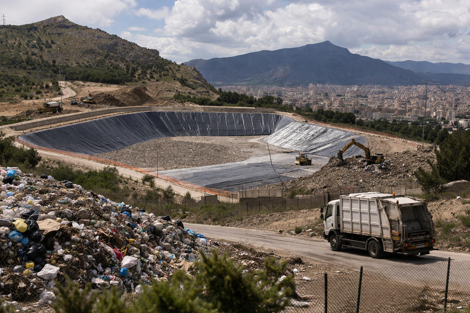 Palermo sommersa dai rifiuti, arriva la settima vasca: soluzione o ennesima toppa?