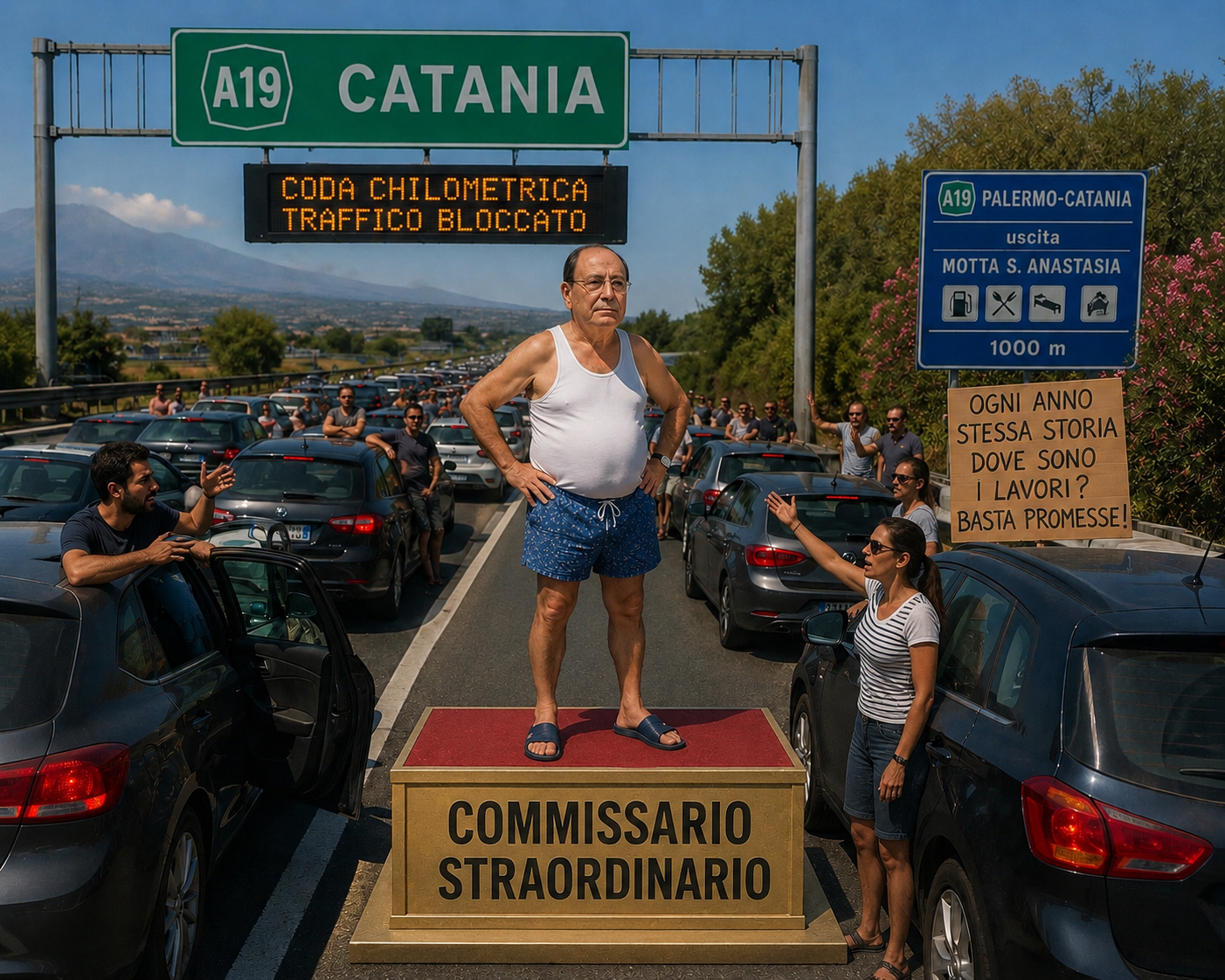 Sicilia ostaggio sull&rsquo;asfalto delle autostrade: Schifani commissario del nulla