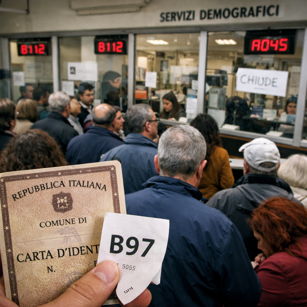 Palermo nel caos per la carta d&rsquo;identit&agrave; elettronica: file infinite e sistema in tilt