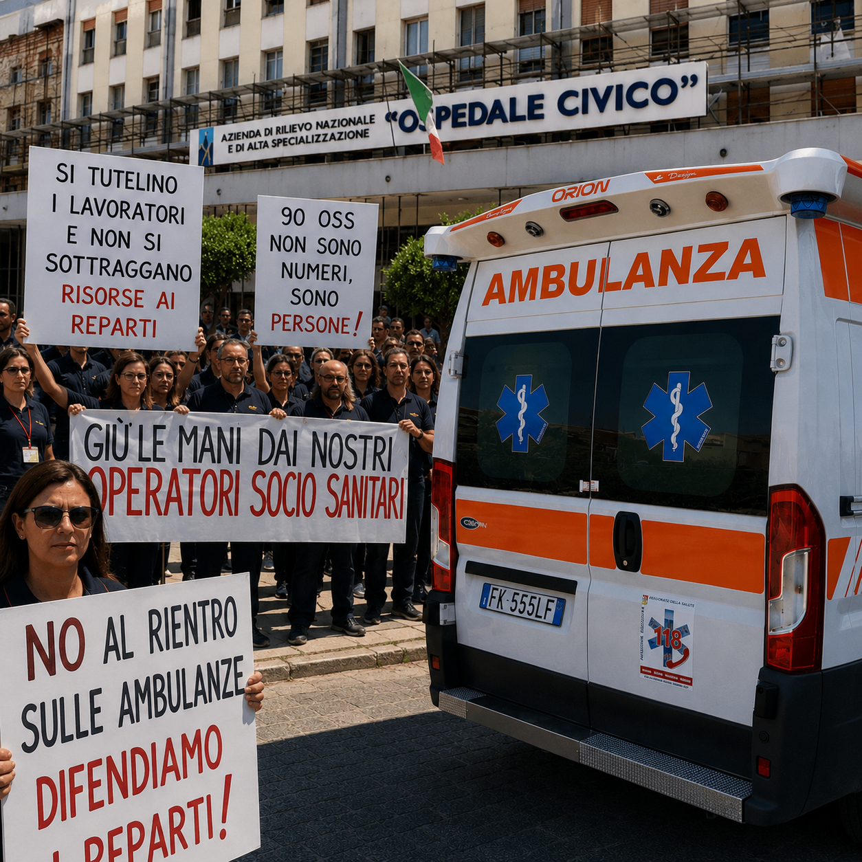 SEUS-Civico, la Fp Cgil lancia l'allarme: SEUS-Civico, la Fp Cgil lancia l'allarme: