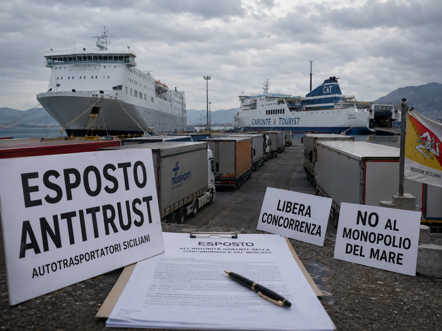 Scontro autotrasportatori vs Regione e Caronte &Tourist: quando il biglietto diventa una catena: qualcuno dice basta Scontro autotrasportatori vs Regione e Caronte &Tourist: quando il biglietto diventa una catena: qualcuno dice basta