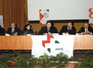 Una assemblea regionale dell'ANPAS tenuta presso l'auditorium della Fiera del Levate