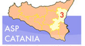Mappa ASP Catania con suddivisioni provinciali