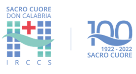 Logo del centenario IRCCS Sacro Cuore Don Calabria
