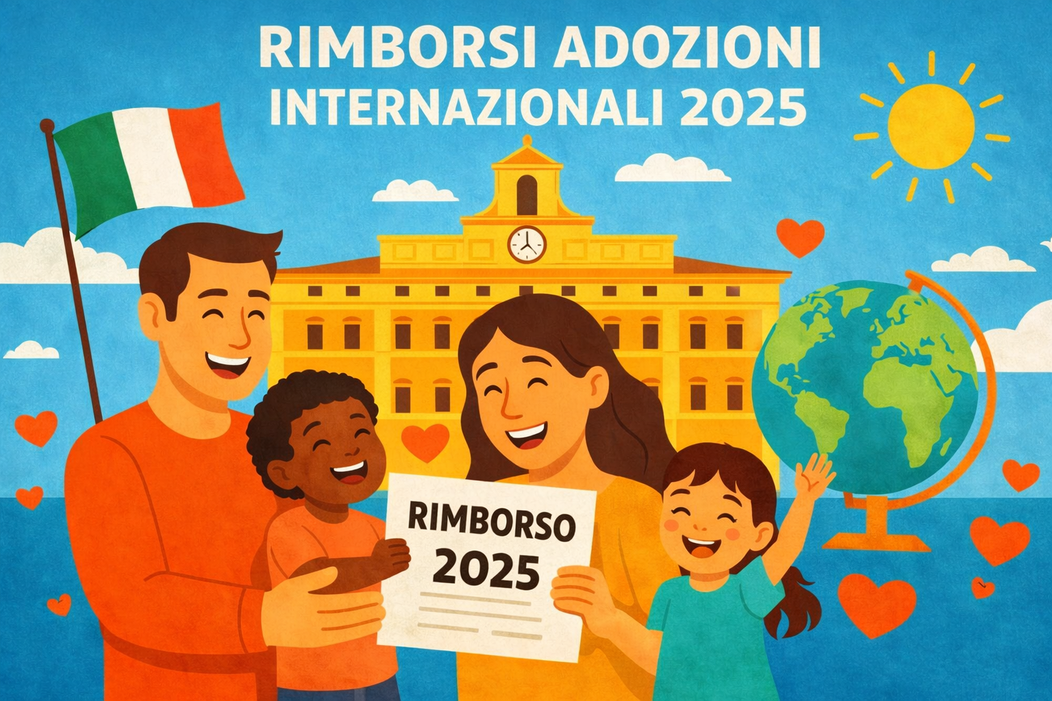 Rimborso spese adottive 2025 con un aiuto concreto per le famiglie