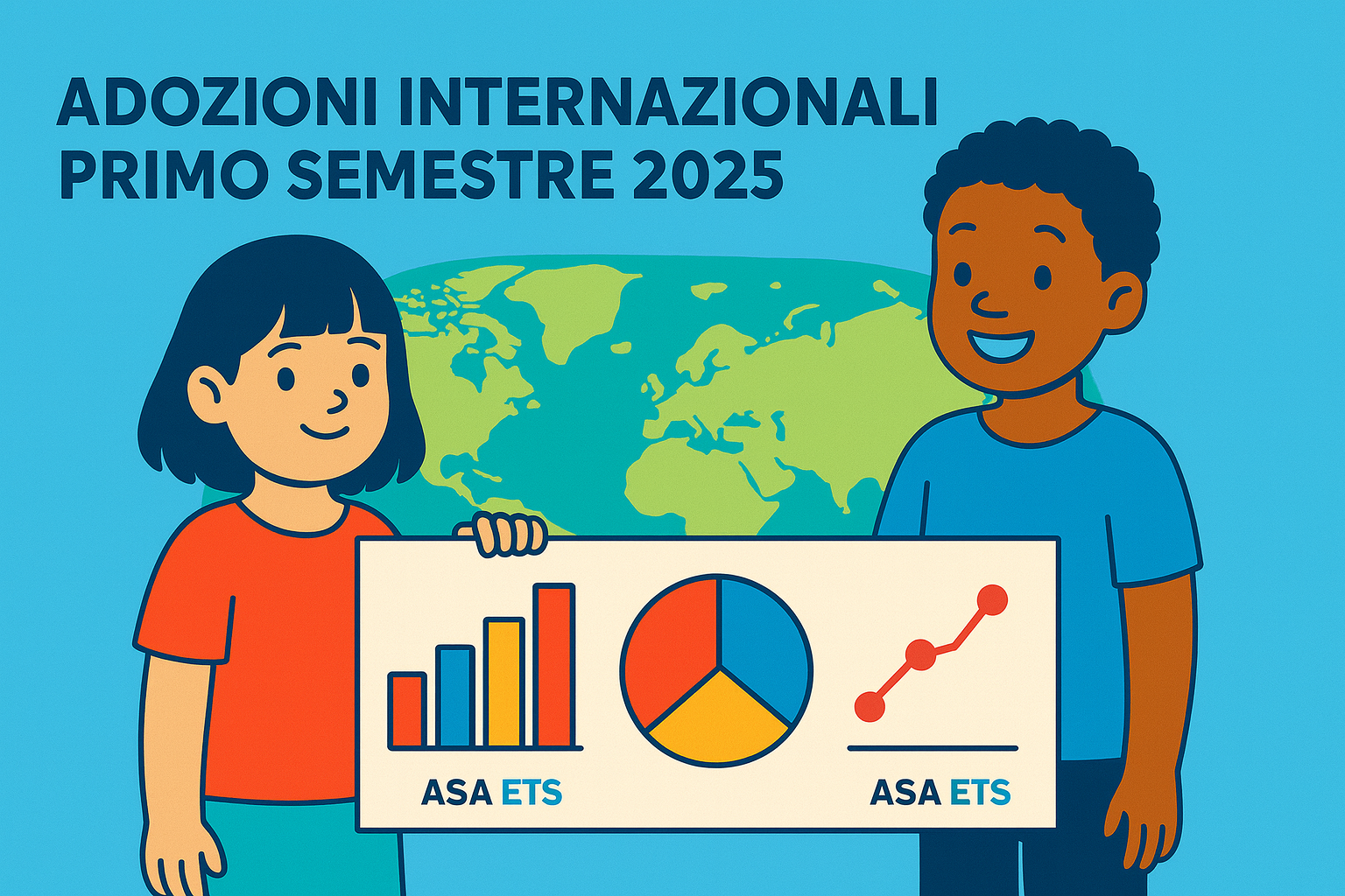 Adozioni internazionali: i dati del primo semestre 2025