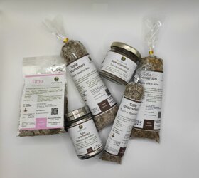 Prodotti naturali: sali aromatici e timo